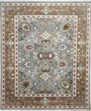 Hand-Knotted Wool Rug - Traditional Persian Area Carpet -Handmade Luxury Rug.