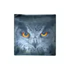 Owl Animal Print Cushion Cover - Adorable Polyester Design, 43x43 cm, Easy Care
