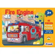 15pc Frank Educational Floor Jigsaw Puzzle Educational Game Fire Engine 3+