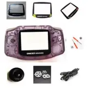 NEW GBA Nintendo Game Boy Advance Replacement Housing Shell Screen Lens Atomic!