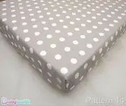 Baby Comfort Nursery 100 Cotton Fitted Sheet fits 140x70 cm Cot Bed Mattress 1