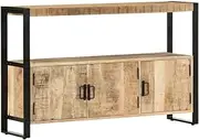 Generic Side Cabinet 120x30x75 cm Solid Mango Wood
