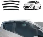 OAD4X4 Weathershields Compatible with Holden Barina Spark MJ Series, Weather Shields Window Visors Wind Deflectors Sun Rain Guard 4PCS Set