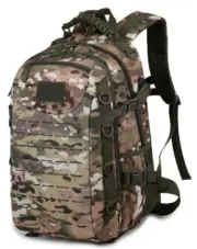 military backpack Outdoor Tactical Backpack Nylon canvas backpack，hiking Cp