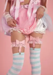 Naughty Knife Thrower Garter Set