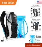 Lightweight Hydration Backpack with 2L Water Bladder - Ideal for Hiking, Runn...