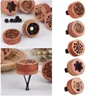 Air Wooden Car Aromatherapy Clip Essential Oil Car Diffuser Carved Aromatherapy