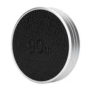 Retro Leather Lens Cap for Fujifilm Instax Mini EVO Camera Lens Cover Anti-Scratches Aluminum Mini E Black