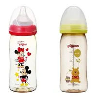在飛比找Yahoo!奇摩拍賣優惠-瘋狂寶寶**貝親 迪士尼寬口PPSU奶瓶240ml(米奇/維