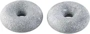 Hukka Cooling Eye Orbits, 100% Finnish Soapstone Stones, 2 Count (Pack of 1), Grey, Traditional Style