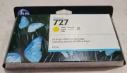 GENUINE HP 727 Yellow DesignJet Ink Cartridge 130-ml B3P21A SEALED BOX 2023
