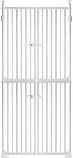 Pet Scene Retractable Safety Gate 185CM Height for Pet Dog Cat, Extra Tall Fence Enclosure Barrier Safe Guard Fencing for Doorway Stairs 190 to 250cm
