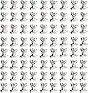 72Pcs Mini Bulldog Clip, Silver Stainless Steel File Money Binder Clips Clamps/Metal Food Bag Paper Clips for Paper Organizers, Photo Wall Decoration, Home and Office Decoration, 0.87inch Wide