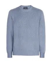 Drumohr Cotton Pullover XL,L,XXL Blue