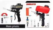 Sand Blaster Gun Kit 90 PSI for Paint/Rust Remover for Metal, Wood Portable