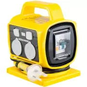 Ultracharge RCD 10A Safety Power Block Earth Leakage Protection 4 Outlet 10 amp