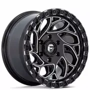 15" Fuel Wheels D840 Runner Or Gloss Black Milled Off-Road Rims (4pcs) (for: Toyota)