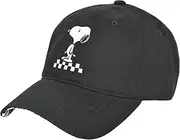 Concept One Peanuts Snoopy Dad Hat, Adult Adjustable Baseball Cap with Curved Brim