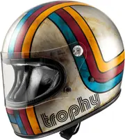 Premier Trophy EX, full face helmet , color: Matt Silver/Orange/Red/Blue , size: M