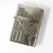 Vintage Zippo Evangelion Test Type Eva 01 Antique Feeling Etching Japan Limited