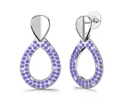 Fabulously You Earrings Embellished with Swarovski crystals