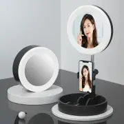 Multi-function Live Broadcast Ring Light with Phone Holder - G6 Black