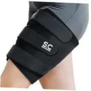 Thigh Brace Support - Non-Slip, Comfortable Hamstring Brace and L/XL (18-27")