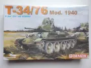 Dragon 1:35 T-34/76 Mod. 1940 WWII Russian Tank Plastic Model Kit 6092 Sealed