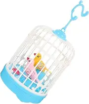 SOPOTUTU Simulation Chirping Bird Voice Control Electric Bird Plaything with Light and Sound for Interactive Parent Playtime Safe Educational