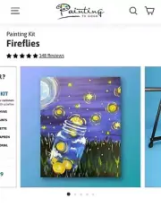 NEW Painting To Gogh Fireflies Studio Painting Kit