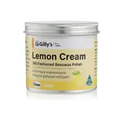 Gilly''s 200ml Lemon Cream Rich in Wax to Give Lasting Protection Easy to Apply