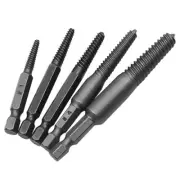5PCS Screw Extractor Center Drill Bits Guide Set Broken Damaged Bolt Remover