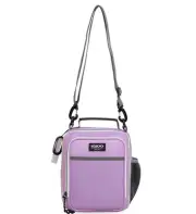 Igloo Vertical Everyday Lunch Box with Hand Sanitizer, Insulated, Color: Purple