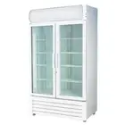 Thermaster 1000L Colourbond Upright Beverage Fridge 2 Doors White LG-1000P GRS-L