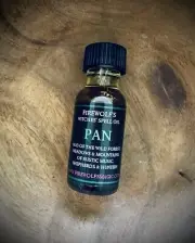 God Pan Magick Ritual Oil Handmade, Organic, Wicca, Witchcraft, Hoodoo
