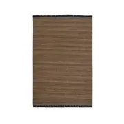 Scandinavian Style Black Tan Rug