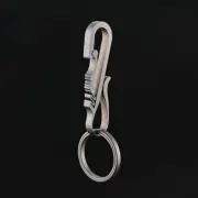 EDC Titanium Alloy Key Chain Carabiner with Key Ring Waist Hanging Buckle Tools