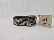 Global Girls Zig Zag Brown Belt Size 36 Western