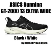 ASICS Running Shoes GT-2000 13 EXTRA WIDE 1011B863.003 Black / White