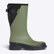 Darcy Mid Calf Gumboot // Moss Green
