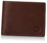 mens Blix Slimfold Leather Wallet One Size Brown