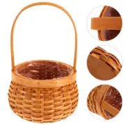 Cute Baskets for Gifts Small Woven with Handles Organizing Shelves Little