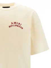 [Amiri] Amiri-Amiri Hollywood T Shirt Beige-Uomo S