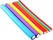NOLITOY 20pcs Cold Wave Hair Curling Rods Flexible Spiral Rollers for Curls No Heat Damage Hair Styling Tool Random Colors for Easy DIY Hairdressing Random Color