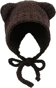 [Generic] Cape Cod Winter Hat Ears Warm Knitted Ear Cap Sweet Show Young Everything Winter Woolen Hat Furry Mountain Hat