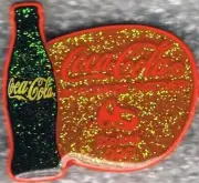 2016 Rio Coca-Cola Bottle Olympic Games Mark Sponsor Glitter Pin