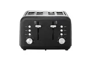 Toasty Slice 4 Slice Toaster Black