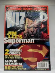 WIZARD Magazine #150 April 2004 Cover #4 ~ Jim Lee Superman Cover Mignola SEALED