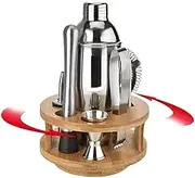 Cocktail Shaker Mixology Bartender Kit, Stainless Steel Bar Set Cocktail Set for Bartender Gifts Home Bars