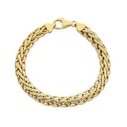 Bevilles Fancy Bracelet 9ct Yellow Gold Infusion 19.5cm